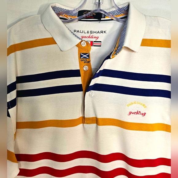 PAUL & SHARK YACHTING POLO SHIRT SIZE 3XL pre-owned - Picture 8 of 12